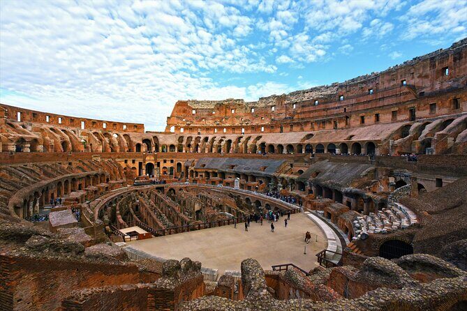 Colosseum Arena Floor Guided Group Tour with Roman Forum and Palatine Hill - Entering The Colosseum From The Group Route (and straight onto the arena floor)