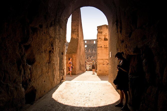 Colosseum Arena Floor, Roman Forum and Palatine Hill Guided Tour - Inside the Colosseum: Arena Floor, Entrance/Gladiator Door, and Real Perspective