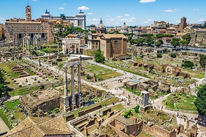 Colosseum, Roman Forum and Palatine Hill Tour With Audio - Palatine Hill ruins and the views over the Forum