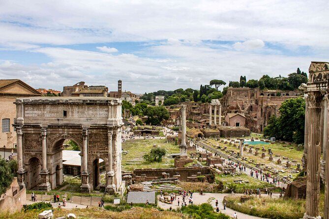 Colosseum, Roman Forum and Palatine Hill Tour With Audio - Roman Forum: temples, government spaces, and the city’s core