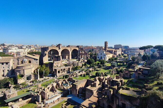 Colosseum, Roman Forum & Palatine Hill - Group Tour - Roman Forum on foot: temples, Titus, and the people behind the stones