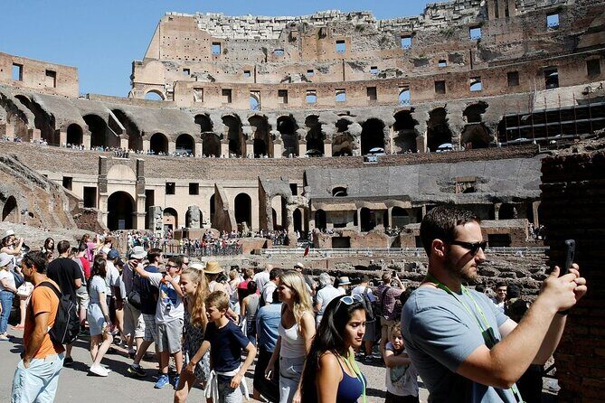 Colosseum with Arena & Roman Forum Guided Tour - Skip Ahead in the Colosseum: Where You’ll Spend Your Time