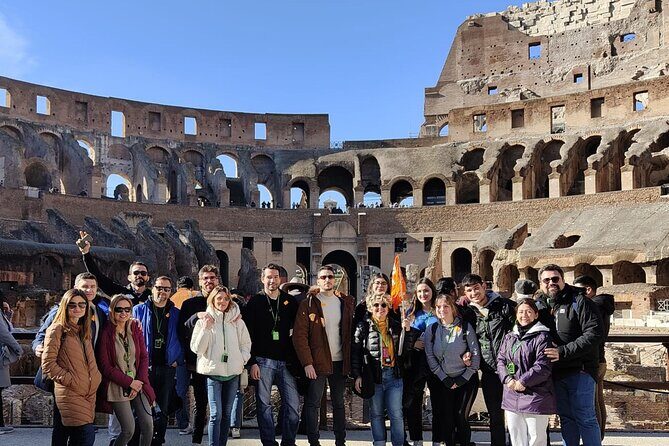 Colosseum with Gladiator Arena, Forum and Palatine in Spanish - Mobile Ticket, Small Group Flow, and No-Line Style Access