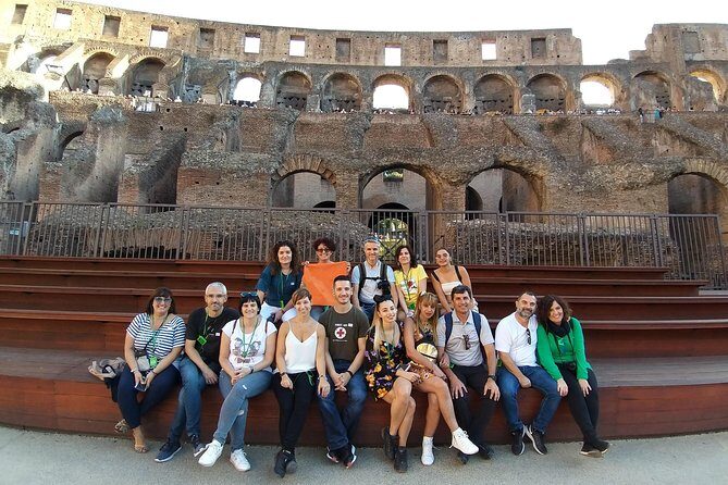 Colosseum with Gladiator Arena, Forum and Palatine in Spanish - Entering the Colosseum Through the Gladiator Gate
