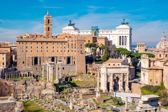 Early Colosseum, Roman Forum and Palatine Hill Guided Tour - Roman Forum for 45 Minutes: The Ruins That Feel Like They Talk