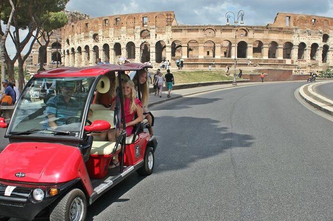 Full day private guided tour of Rome by golf-cart & Colosseum and Roman Forum - Circo Massimo and the Big-Scale Roman Playground