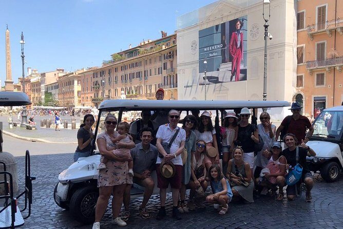 Full day private guided tour of Rome by golf-cart & Colosseum and Roman Forum - Arch of Constantine and the Art of Roman Victory