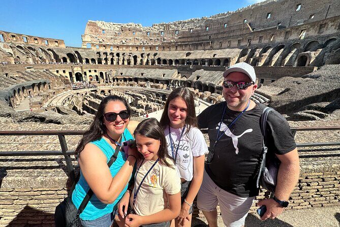 Kid-Friendly Private Tour of the Colosseum & Roman Forum - Colosseum stop (about 1 hour 30): fights, battles, and kid-friendly storytelling