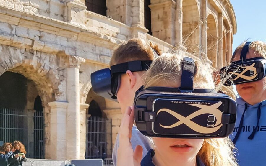 Rome: Colosseum Access and Self-Guided Virtual Reality Tour - VR Reconstructions Outside the Monument: What the 72 AD Tour Really Does