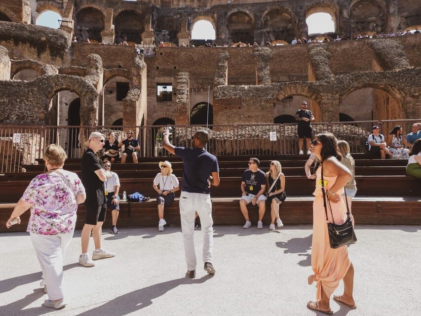 Rome: Colosseum, Arena and Palatine Hill Small-Group Tour - Standing on the arena floor where the action happened