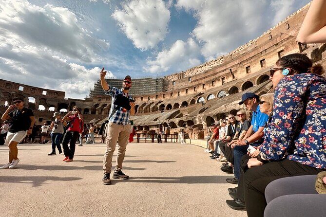 Rome: Colosseum Arena Floor Tour with Roman Forum & Palatine Hill - Outer tiers and elite seating: where the Romans watched the show