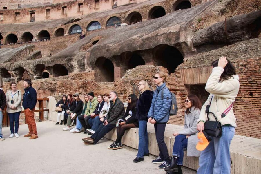 Rome: Colosseum Arena, Forum & Palatine Hill Guided Tour - Entering the Colosseum: fast-track plus guided context