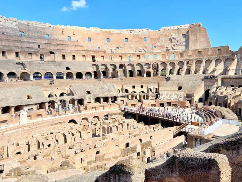 Rome: Colosseum, Roman Forum and Palatine Hill & Audioguide - Getting Oriented at the Meeting Point (Santi Cosma e Damiano)