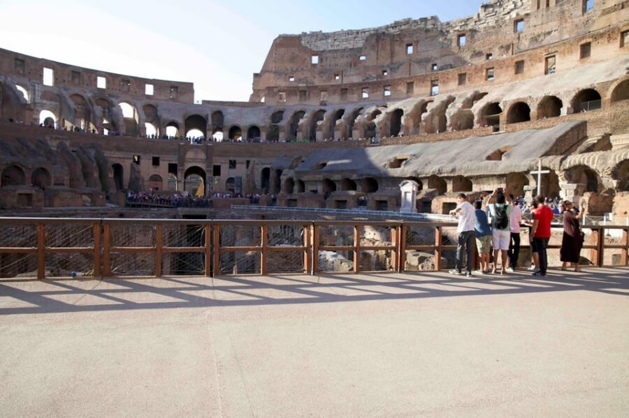Rome: Colosseum Underground, Forum and Palatine Hill Private - Entering the Colosseum Underground: staging rooms, cages, and trap doors