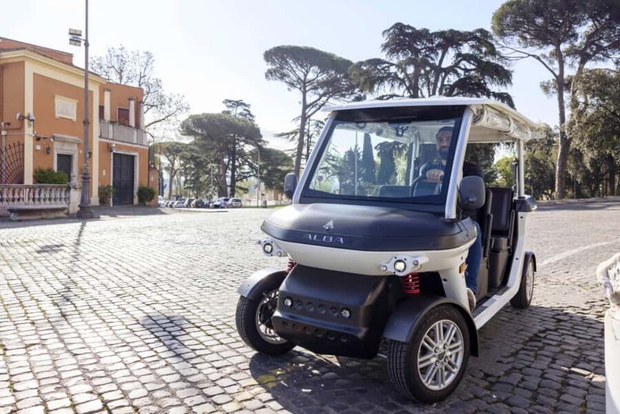 Rome: Private Golf Cart Tour with Driver - Trastevere Photo Stop and Santa Cecilia: Color, Character, and a Slower Beat