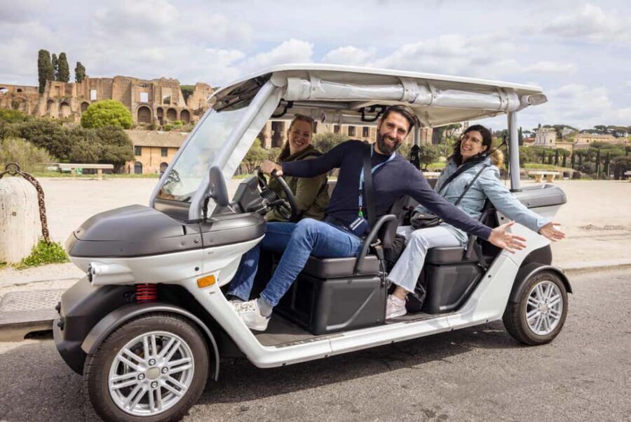 Rome: Private Golf Cart Tour with Driver - Two Tour Lengths: Landmark Loop vs Panoramic Terrace Focus